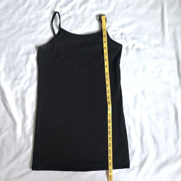 Maurices Women's Small S Black Spaghetti Strap Tank Top Sleeveless Y2K Stretch - Picture 5 of 6